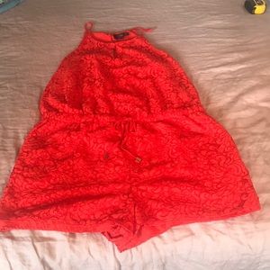 Red/orange romper